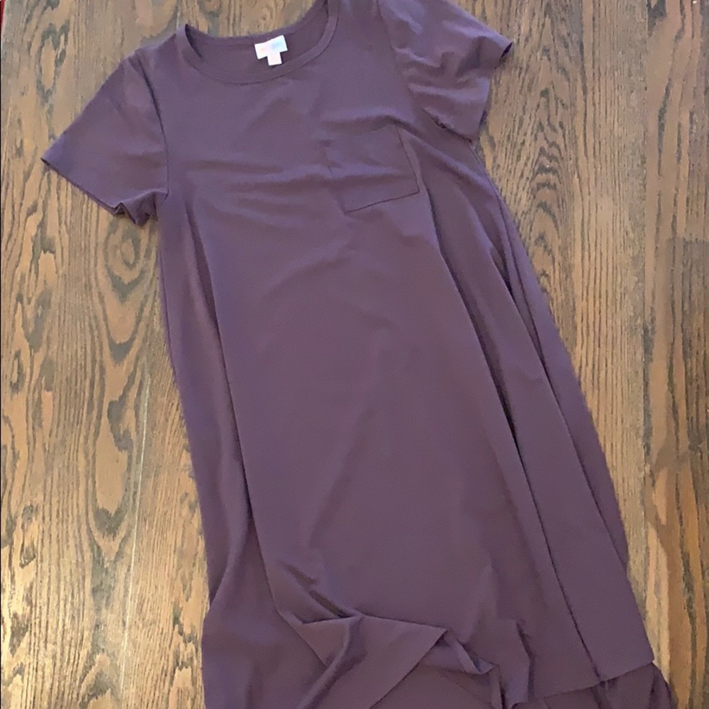 Purple LulaRoe Carly Dress